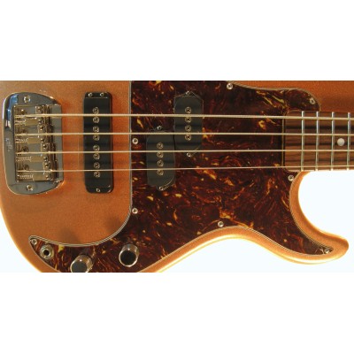 G&L SB2 FOUR STRINGS (Spanish Copper Metallic, rosewood, 3-ply Tortoise) №CLF51060. Made in USA - Чотириструнна бас-гітара
