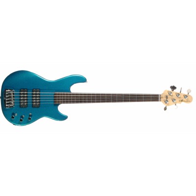 G&L L2500 FIVE STRINGS (Emerald Blue, ebony, fretless) №CLF48200. Made in USA - п'ятиструнна бас-гітара, безладна