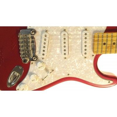 G&L LEGACY (Candy Apple Red, maple, 3-Ply Pearl) №CLF45213. Made in USA - Електрична гітара