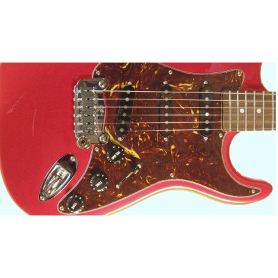 G&L LEGACY (Candy Apple Red, rosewood, 3-ply Tortoise Shell). №CLF50961. Made in USA - Електрична гітара
