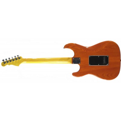 G&L LEGACY (Clear Orange, rosewood, 3-ply Vintage Cream). №CLF51040. Made in USA - Електрична гітара