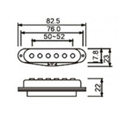 DR PARTS SPU/WT - звукознімач для електрогітари