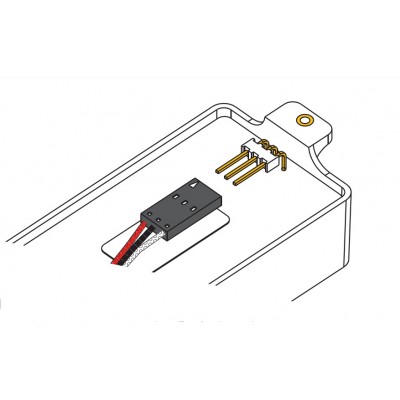 EMG Pickup Cable (Active) 9" - 3-pin кабель для підключення активних датчиків EMG