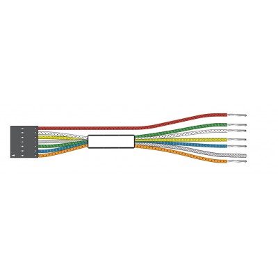 EMG TW Pickup Cable 15" hardwired - 7-pin кабель для підключення активних dual mode датчиків EMG