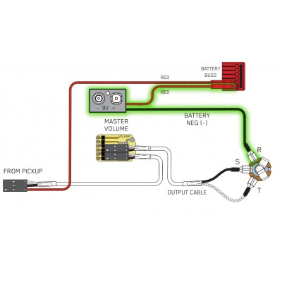 EMG Battery Cable 7" - кабель для підключення батареї