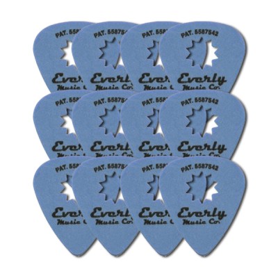 EVERLY STAR PICKS(набір 12 шт) 1,00mm - набір медіаторів (блакитний)