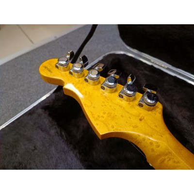 G&L S500 (Fullerton Red. 3-ply Vintage Creme, maple). №CLF51041. Made in USA - Електрична гітара