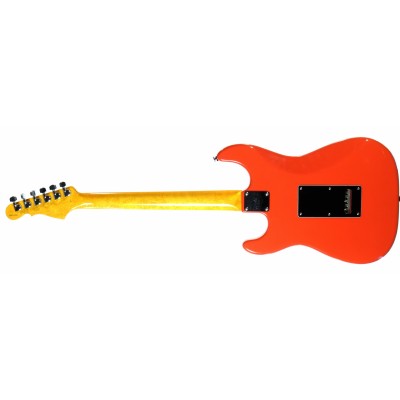 G&L S500 (Fullerton Red. 3-ply Vintage Creme, maple). №CLF51041. Made in USA - Електрична гітара