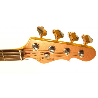G&L SB2 FOUR STRINGS (Spanish Copper Metallic, rosewood, 3-ply Tortoise) №CLF51060. Made in USA - Чотириструнна бас-гітара