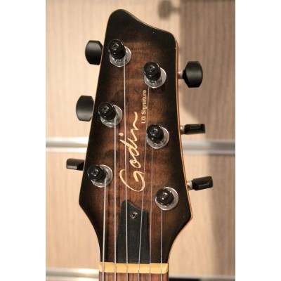 GODIN 021185 - LG SIGNATURE Trans Black Flame AA (Made in Canada) - Електрична гітара