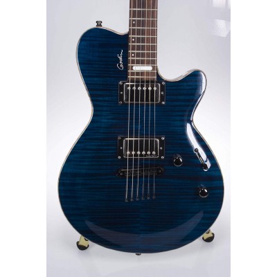 GODIN 021178 - LG SIGNATURE Trans Blue Flame AAA (Made in Canada) - Електрична гітара