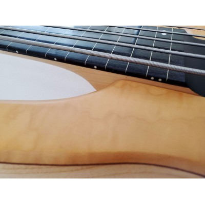 LIGHTWAVE VL- 5FL Transparent Natural — п'ятиструнна безладна бас-гітара (оптичний звукознімач)
