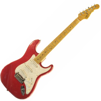 G&L LEGACY (Candy Apple Red, maple, 3-Ply Pearl) №CLF45213. Made in USA - Електрична гітара