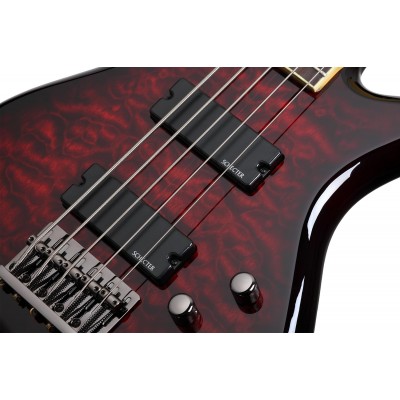 SCHECTER STILETTO EXTREME-5 BCHL/H - п'ятиструнна лівостороння бас-гітара