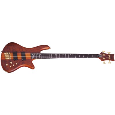 SCHECTER STILETTO STUDIO-4 FF HSN - чотириструнна бас-гітара, віяльні лади