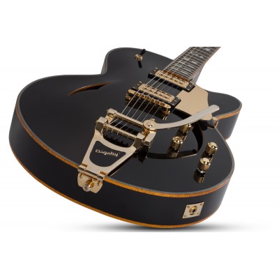 SCHECTER COUPE G.BLK - напівакустична електрогітара