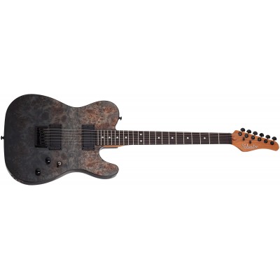 SCHECTER PT STANDARD Black Fade Burst Burl - Електрична гітара