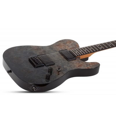 SCHECTER PT STANDARD Black Fade Burst Burl - Електрична гітара