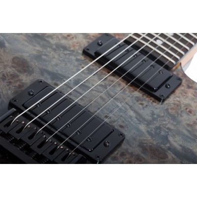 SCHECTER PT STANDARD Black Fade Burst Burl - Електрична гітара