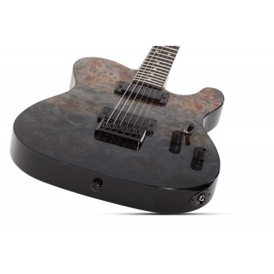 SCHECTER PT STANDARD Black Fade Burst Burl - Електрична гітара