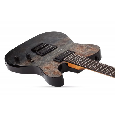 SCHECTER PT STANDARD Black Fade Burst Burl - Електрична гітара