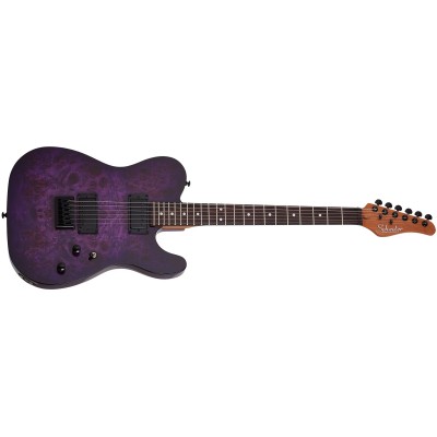 SCHECTER PT STANDARD Purple Burst Burl - Електрична гітара