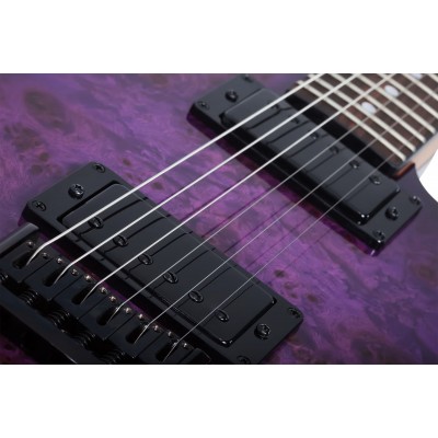 SCHECTER PT STANDARD Purple Burst Burl - Електрична гітара