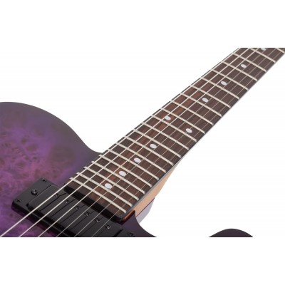 SCHECTER PT STANDARD Purple Burst Burl - Електрична гітара