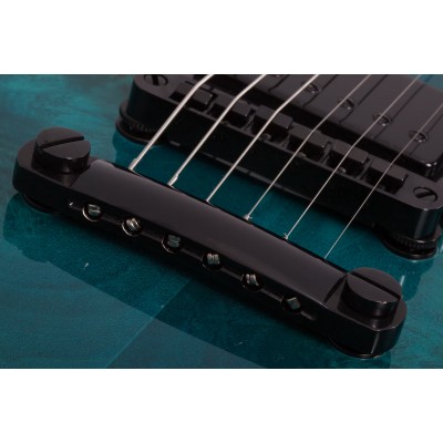 SCHECTER SOLO-II STANDARD Ocean Blue Burst Burl - Електрична гітара