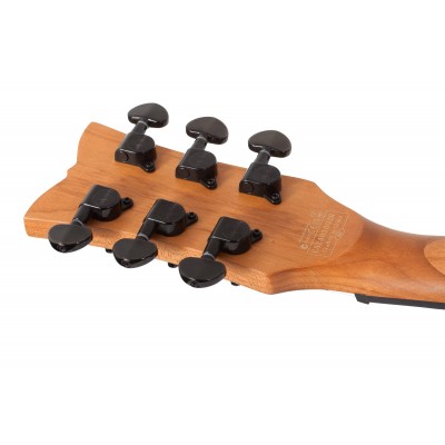 SCHECTER SOLO-II STANDARD Ocean Blue Burst Burl - Електрична гітара