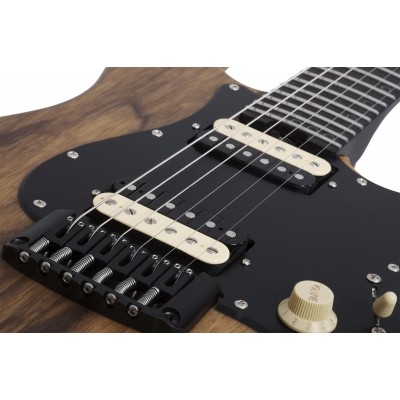 SCHECTER SUN VALLEY SS Exotic HT Black Limba NS - Електрична гітара