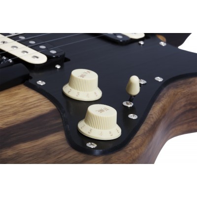 SCHECTER SUN VALLEY SS Exotic HT Black Limba NS - Електрична гітара