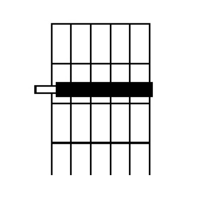 SHUBB C8 – каподастр для емуляції ладу D. Затискає 5-4-3-2-1 струни