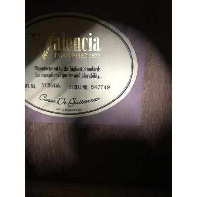 VALENCIA VC264BK — 4/4 класична гітара