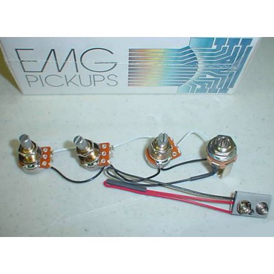 EMG CS J SOL (evo1) – набір потенціометрів для Jazz Bass – гучність + тон, гладкі ручки (Solid Shaft)