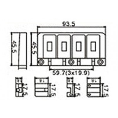 DR PARTS BBR4/CR - Струнотримач