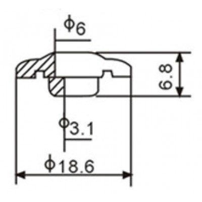 DR PARTS SR2/BK - Басові струнні ретейнери