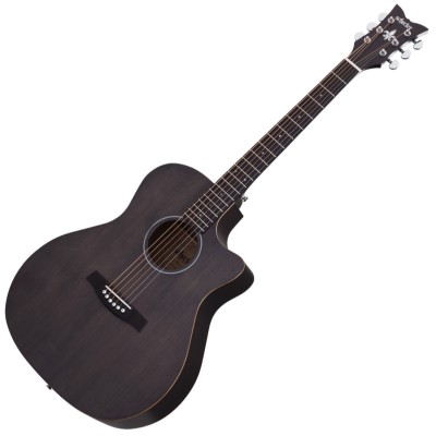 SCHECTER DELUXE ACOUSTIC SSTBLK - акустична гітара з вирізом