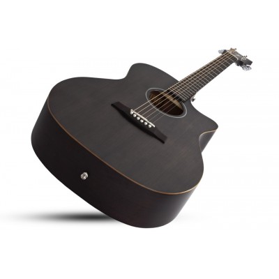 SCHECTER DELUXE ACOUSTIC SSTBLK - акустична гітара з вирізом