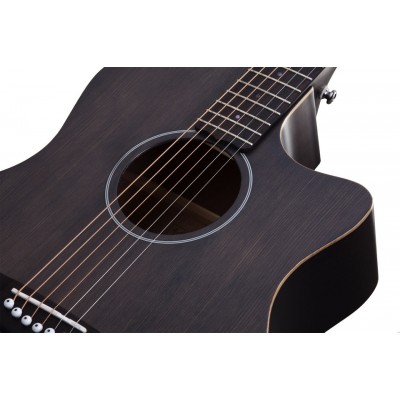 SCHECTER DELUXE ACOUSTIC SSTBLK - акустична гітара з вирізом