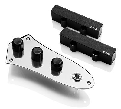 EMG J SYSTEM - набір активних звукознімачів для Jazz Bass + панель управління. (Кераміка)