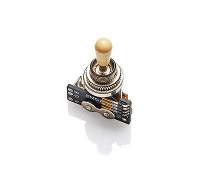EMG 3 Way Ivory Packerless Toggle - 3-х позиційний перемикач для Gibson standart