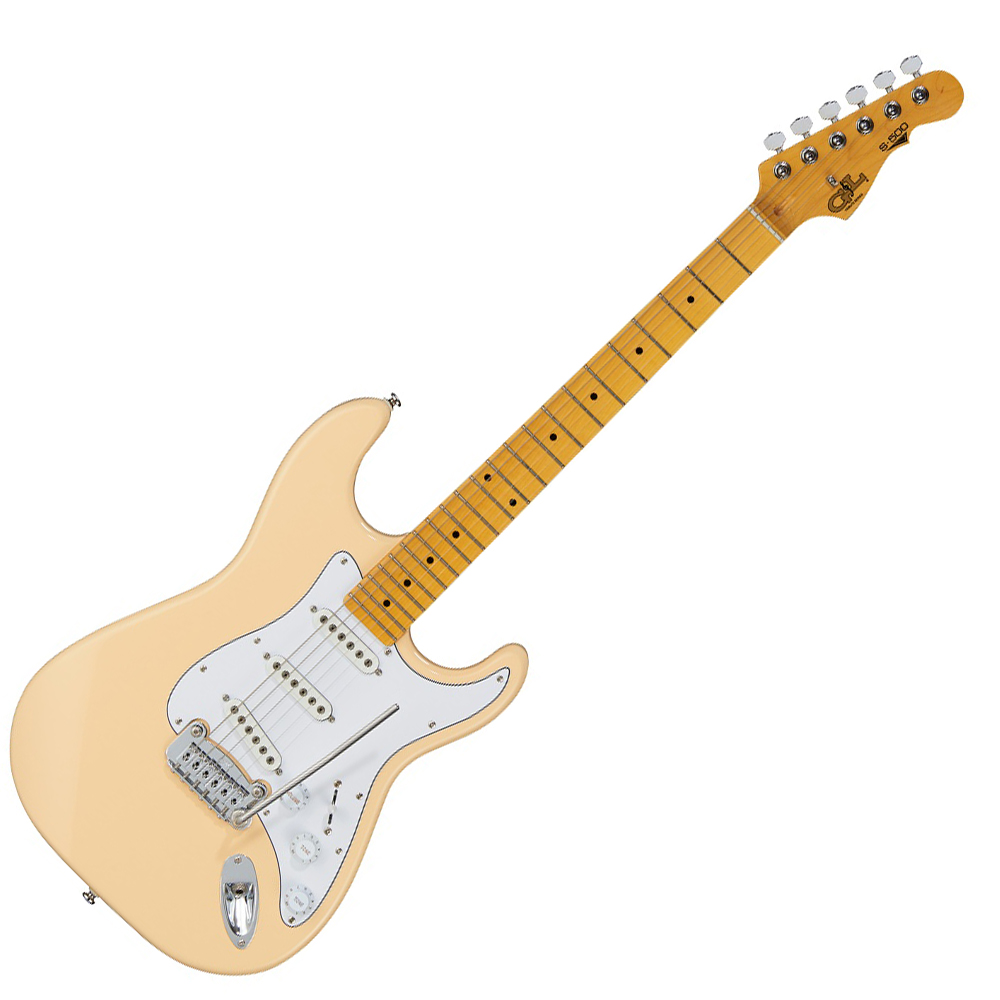 G&L TRIBUTE S500 (М; VINTAGE WHITE) - електрична гітара