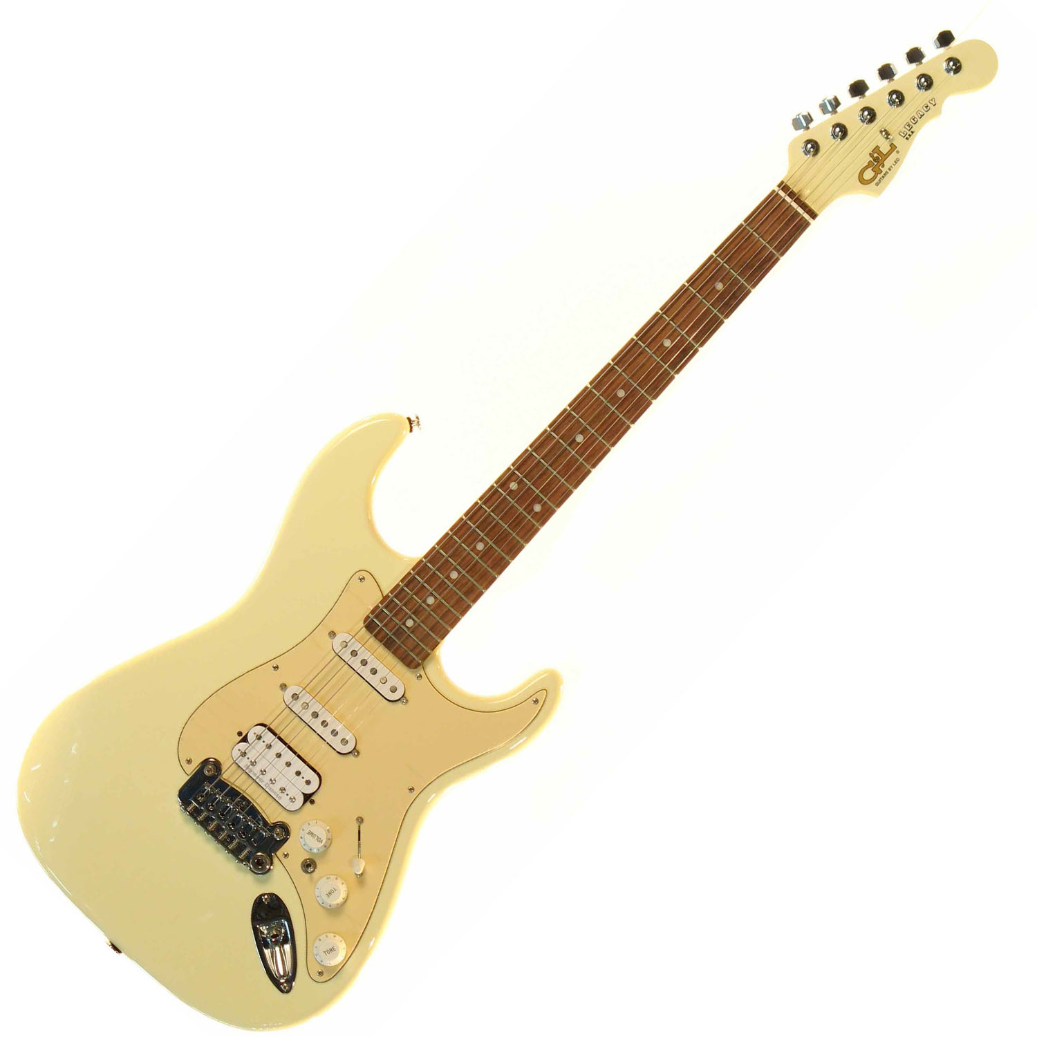 G&L LEGACY HB (Vintage White, rosewood, 3-ply Creme). №CLF064293. Made in USA - Електрична гітара