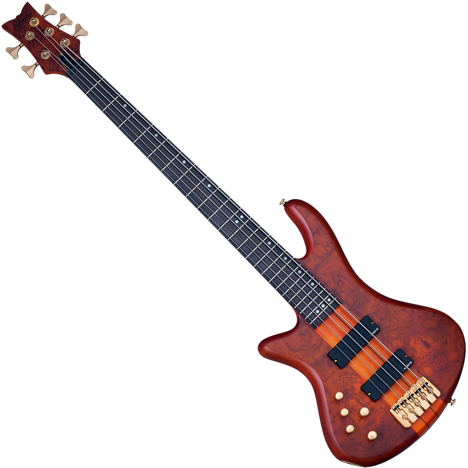 SCHECTER STILETTO STUDIO-5 LH HSN - п'ятиструнна бас-гітара, лівостороння (тимчасово недоступна)